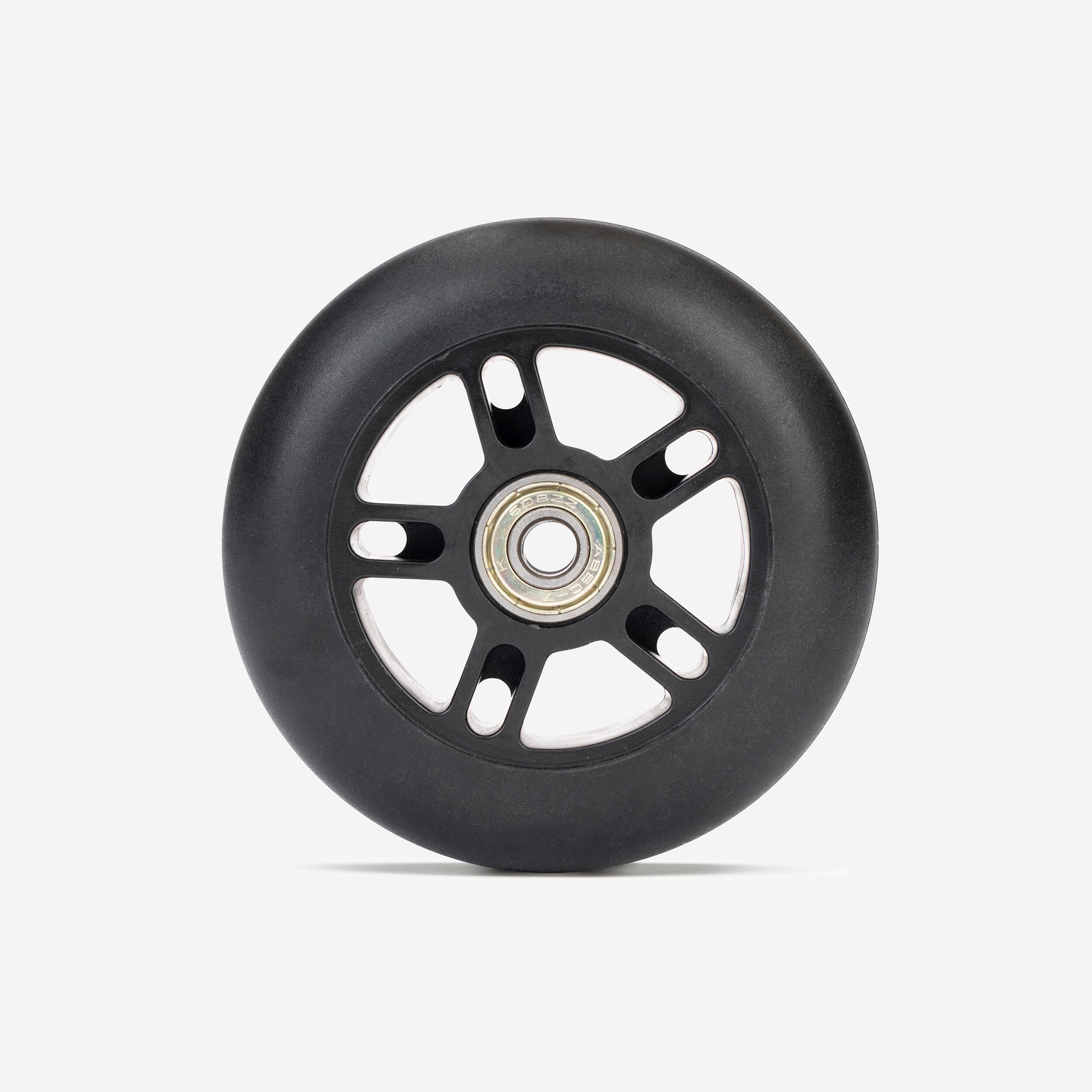 100 mm Scooter Wheel with Bearings - Black 1/3