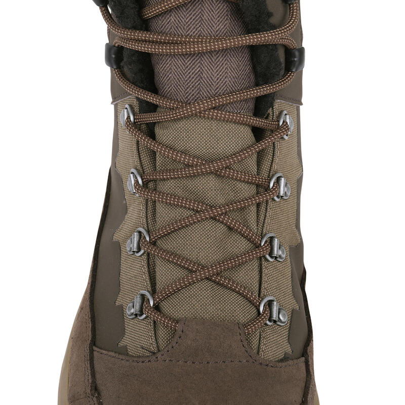 Jagdstiefel CROSSHUNT 500 warm wasserdicht beige/braun 