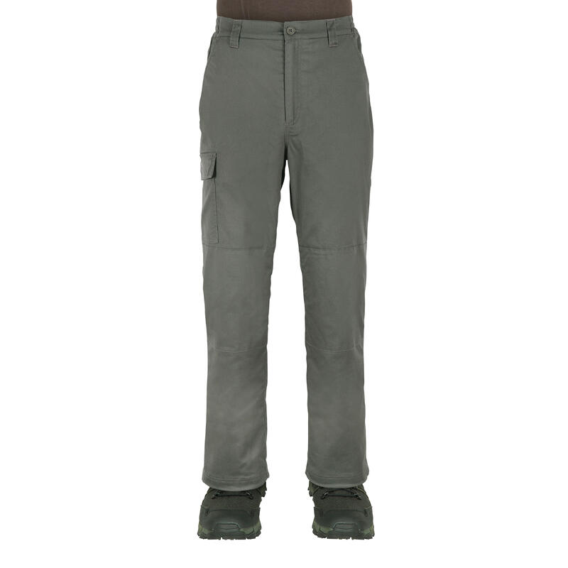 Wildlife Watching Warm Trousers 100 Dark Khaki