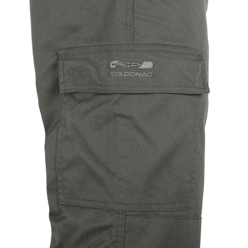 Wildlife Watching Warm Trousers 100 Dark Khaki