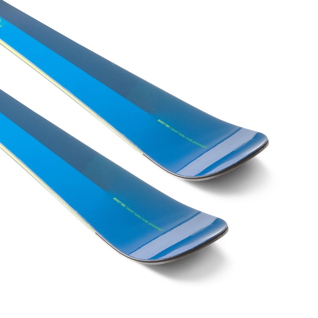 DOWNHILL SKIS  WITH BINDING - BOOST 980 ST - BLUE