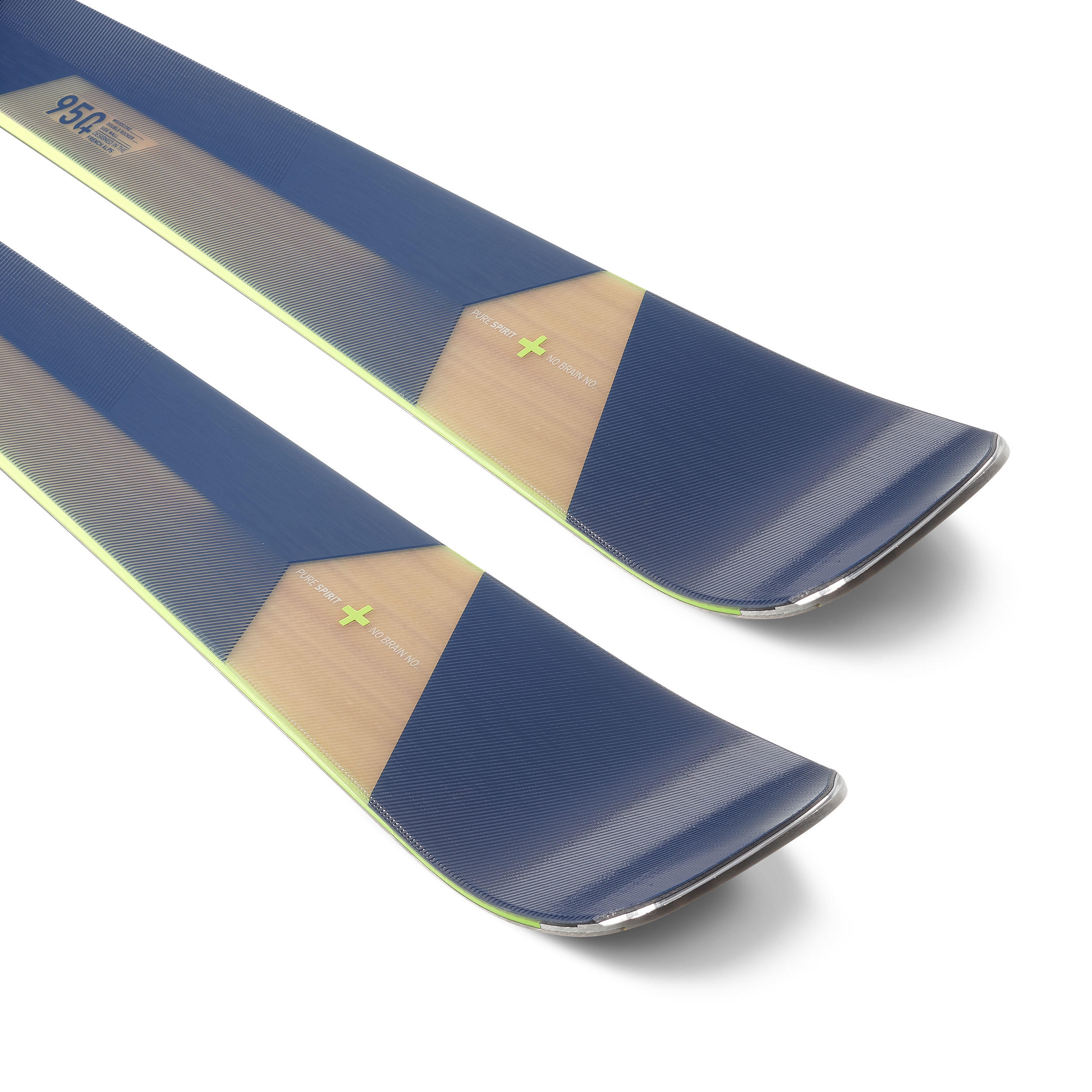 Skis tout-terrain avec fixations homme, Cross 950+ - WEDZE