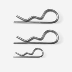 Goupilles de sécurité safran et roues pour dériveur gonflable Tribord 5S / 5S V2