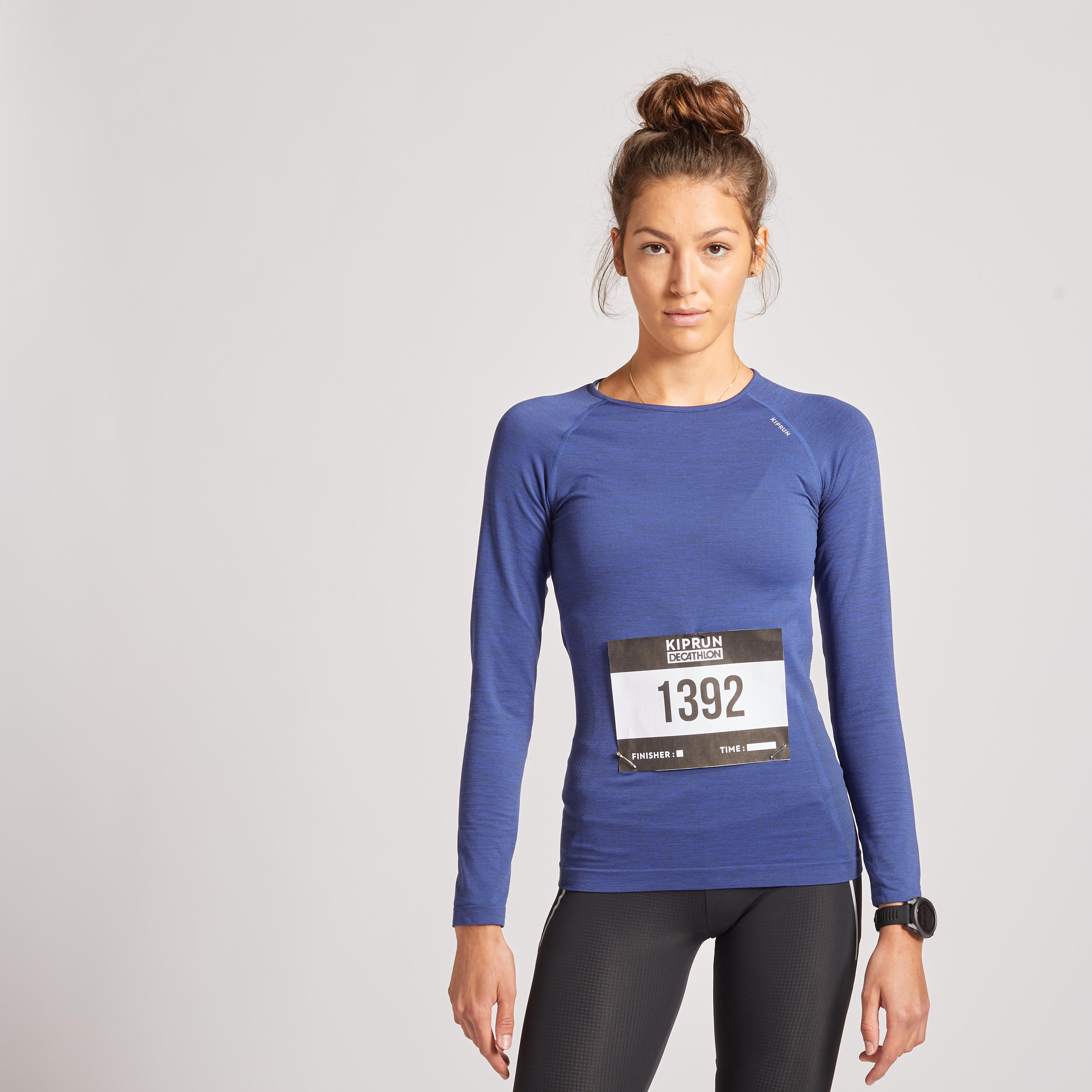 Women's Running Breathable T-Shirt Kiprun Skincare - light blue 8/8