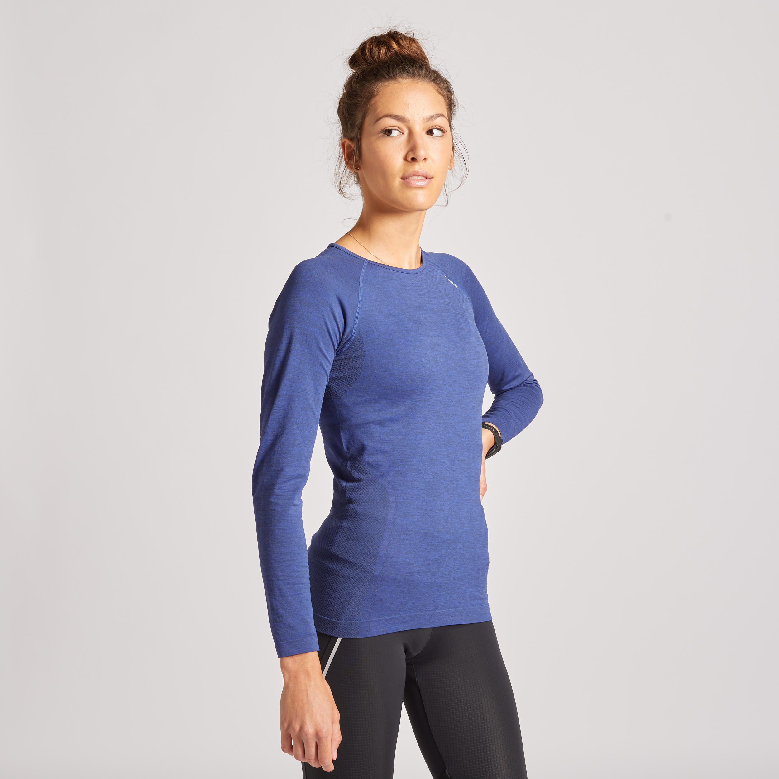 KIPRUN Women's Running Breathable T-Shirt Kiprun Skincare - light blue
