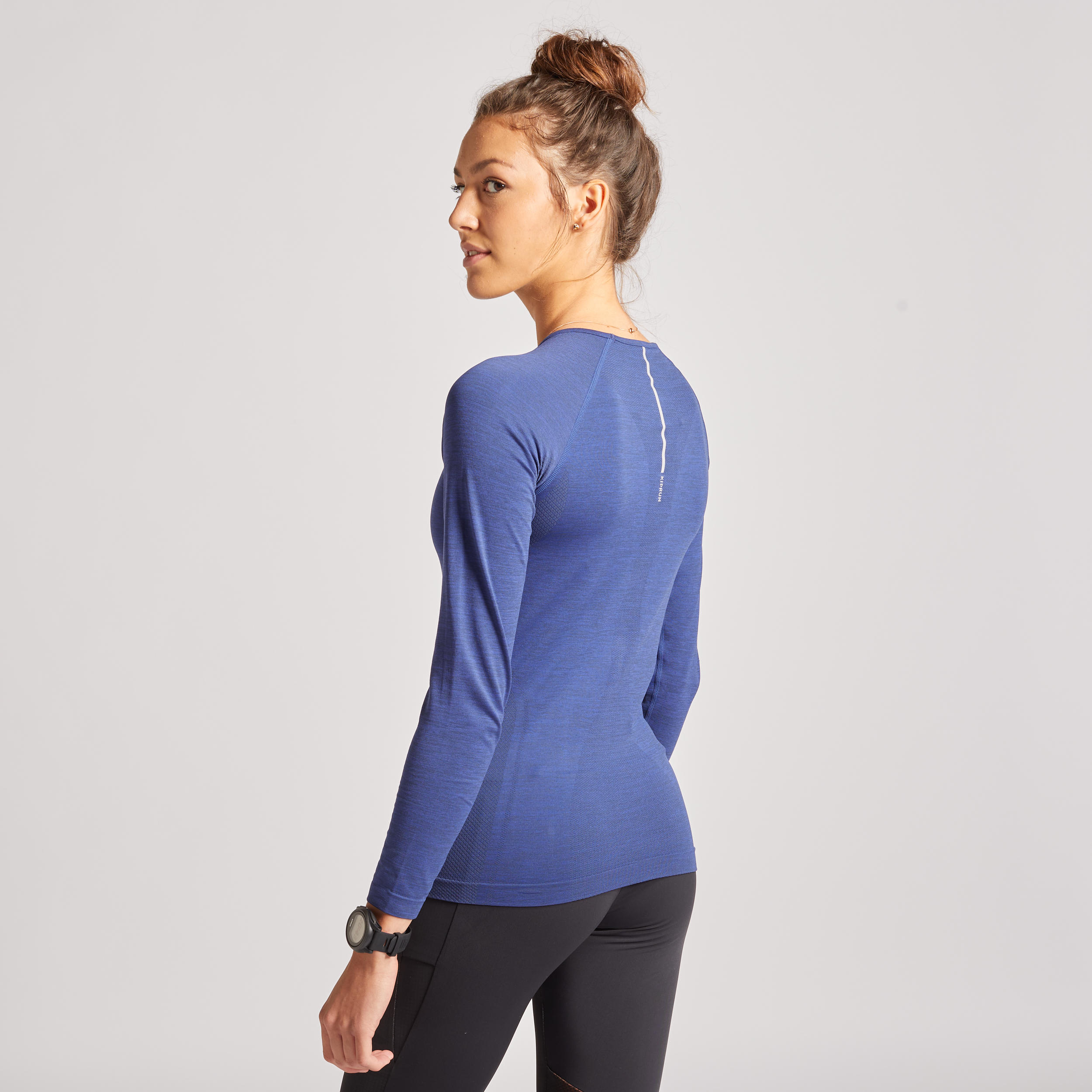Women's Running Breathable T-Shirt Kiprun Skincare - light blue 4/8