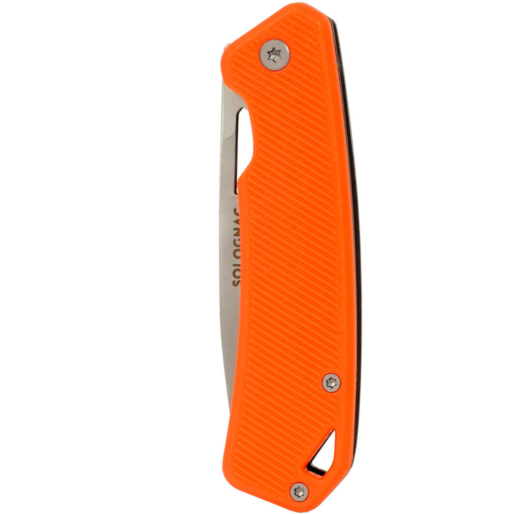 Folding hunting knife Axis 75 GRIP V2 7.5cm - Orange