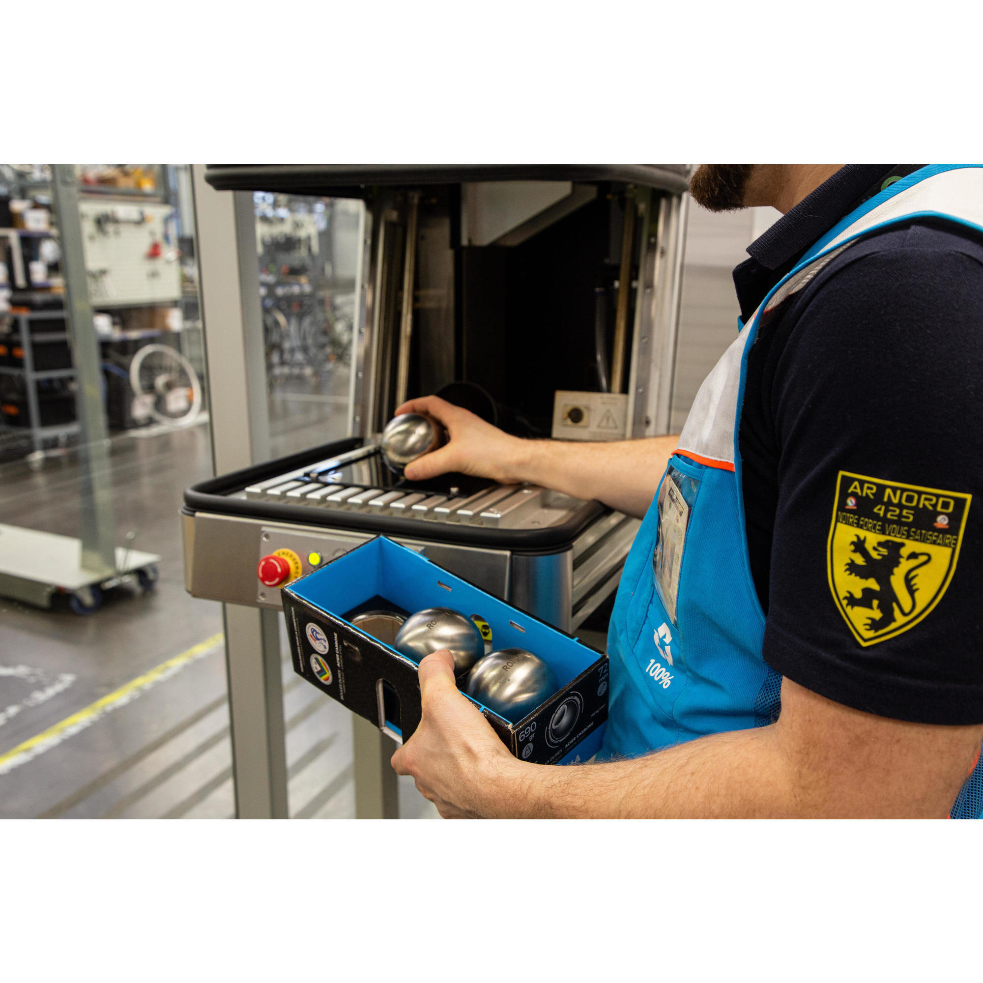 GRAVURE LASER TRIPLETTE PETANQUE WORKSHOP Decathlon