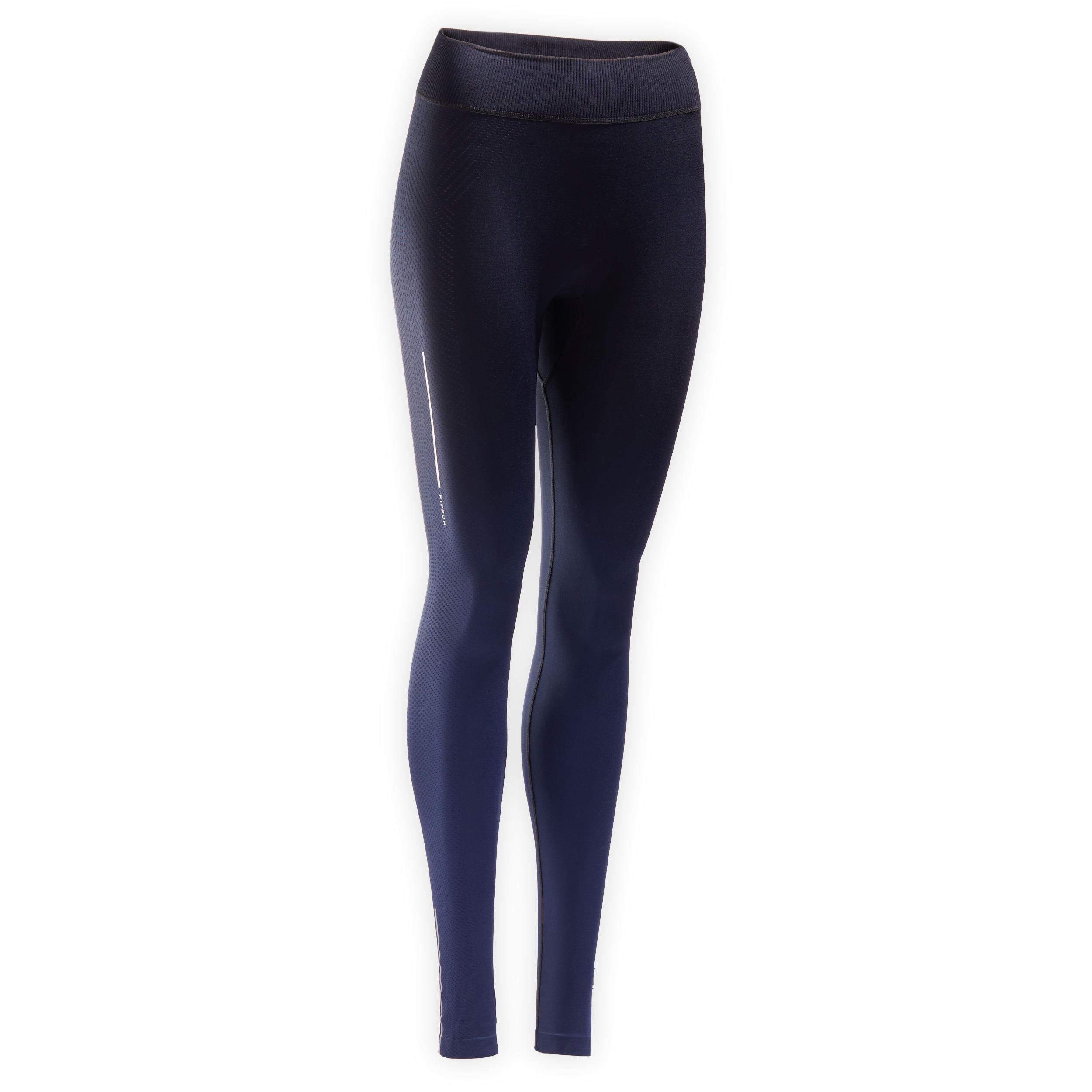 Mallas Leggins Mujer Largas Running Transpirables Kiprun Care Negro Azul 5/5