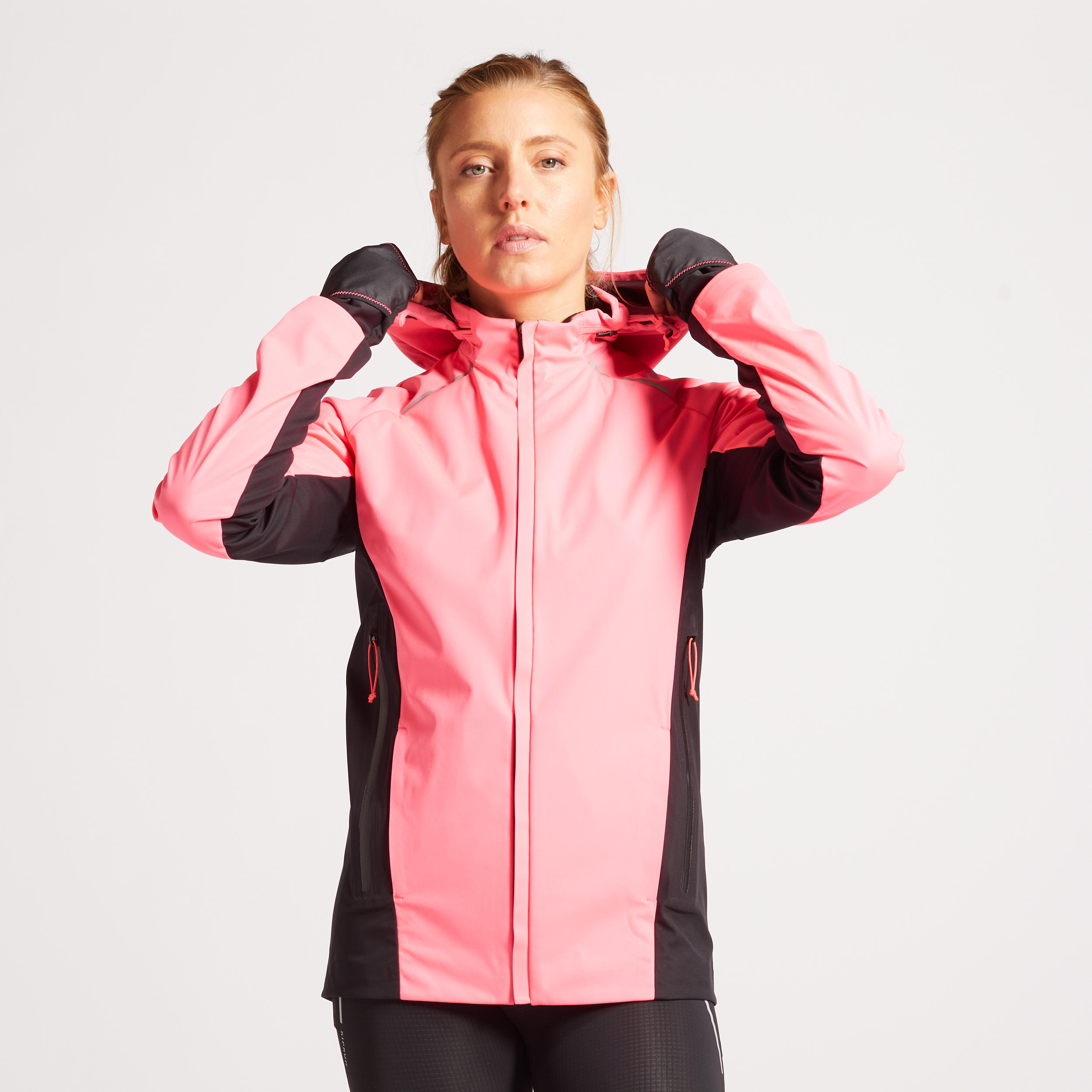red and black womens 'running jacket 