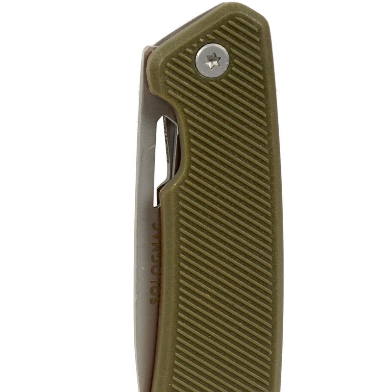 Coltello serramanico 7,5 cm caccia GRIP V2 AXIS 75 verde