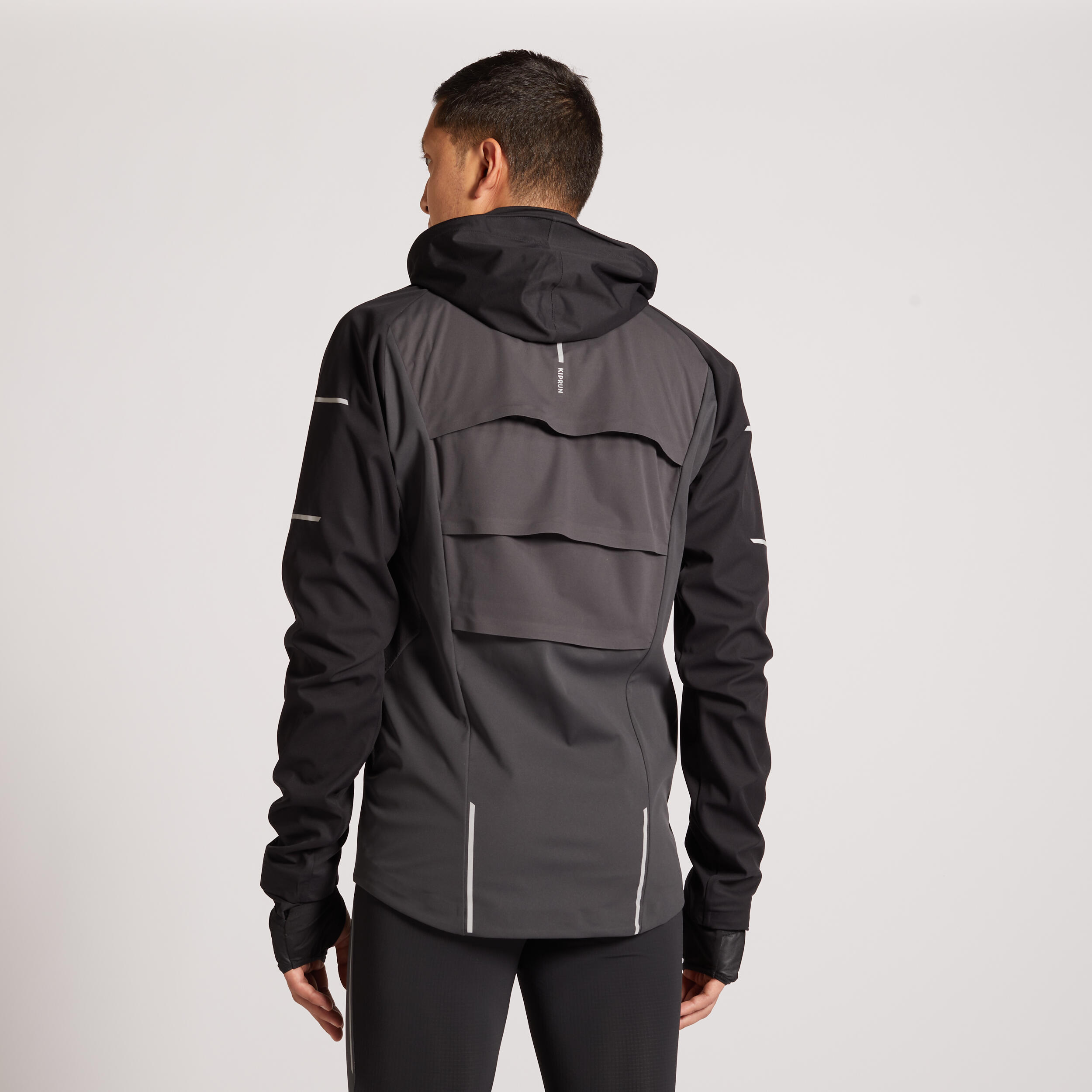 KIPRUN WARM REGUL MEN'S WINTER RUNNING WATER-REPELLENT WINDPROOF JACKET -  DARK BLUE KIPRUN - Decathlon