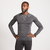 T-shirt de running manches longues slim Homme - KIPRUN Run 500 Sans couture Gris