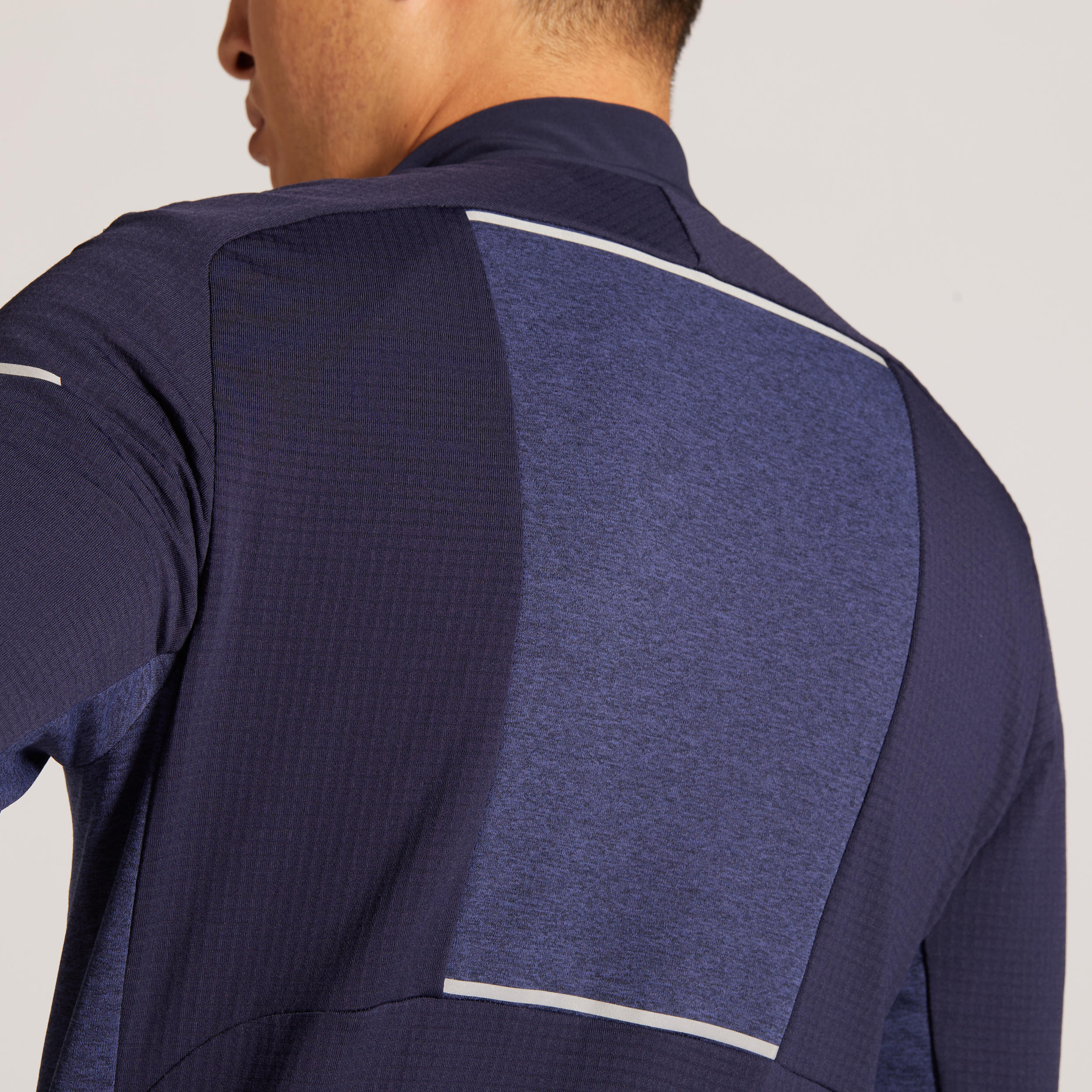 WARM LIGHT MEN'S LS WINTER RUNNING SHIRT BLUE 14/17