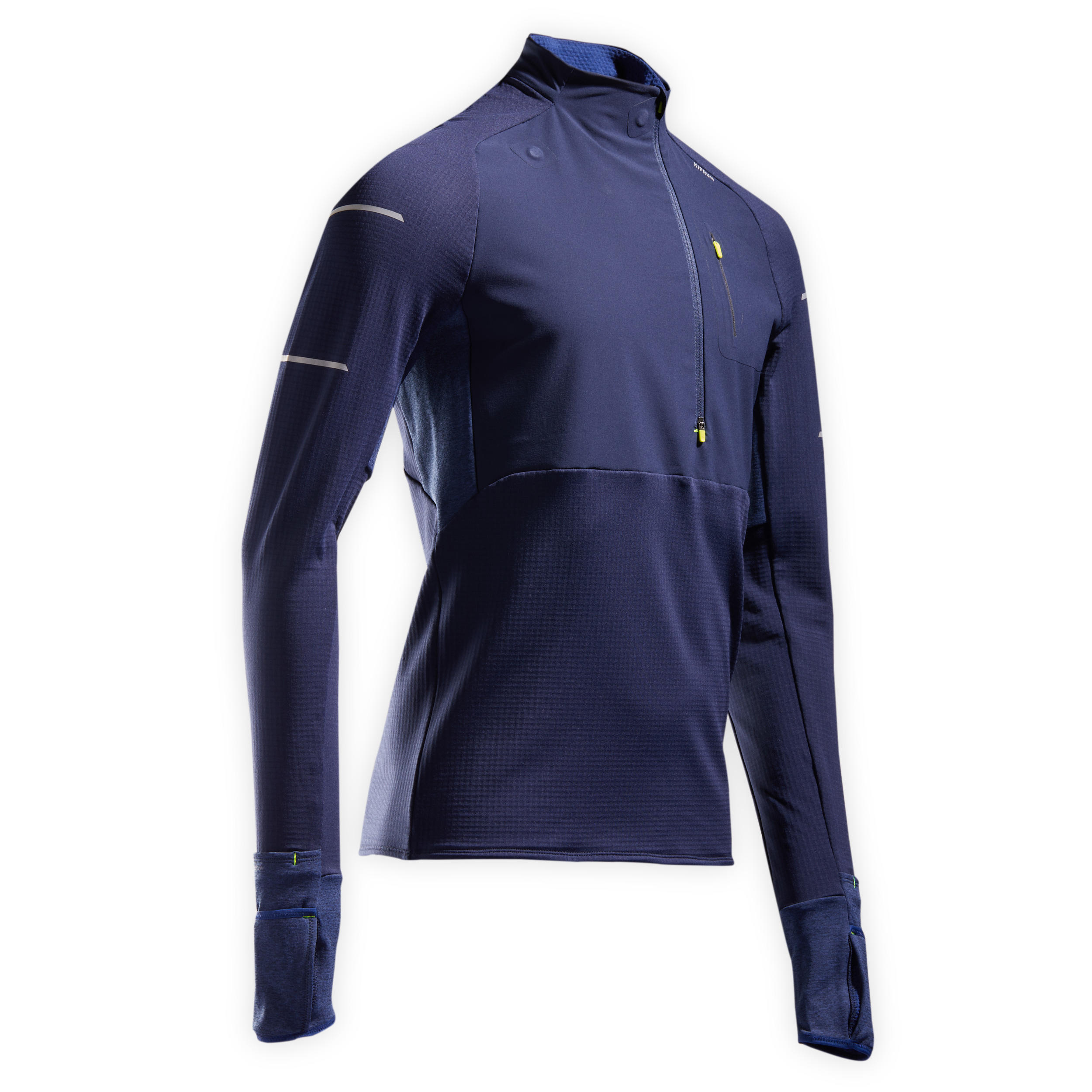 WARM LIGHT MEN'S LS WINTER RUNNING SHIRT BLUE 12/17