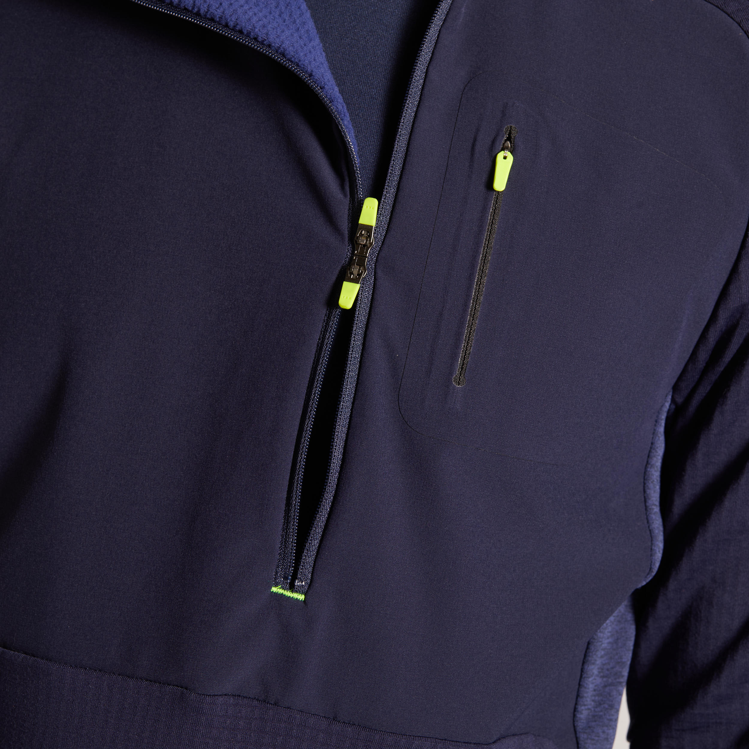 WARM LIGHT MEN'S LS WINTER RUNNING SHIRT BLUE 7/17