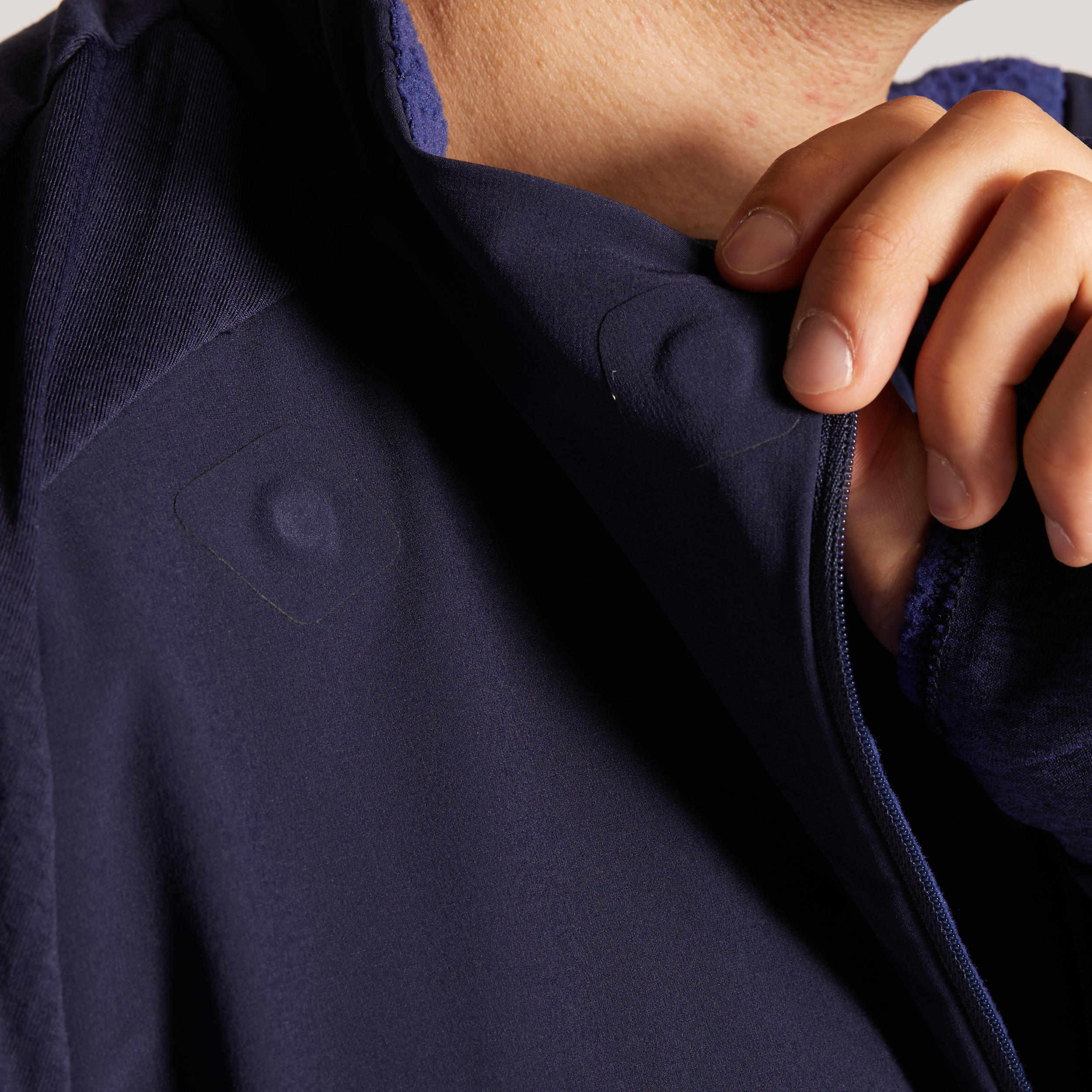 WARM LIGHT MEN'S LS WINTER RUNNING SHIRT BLUE 5/17