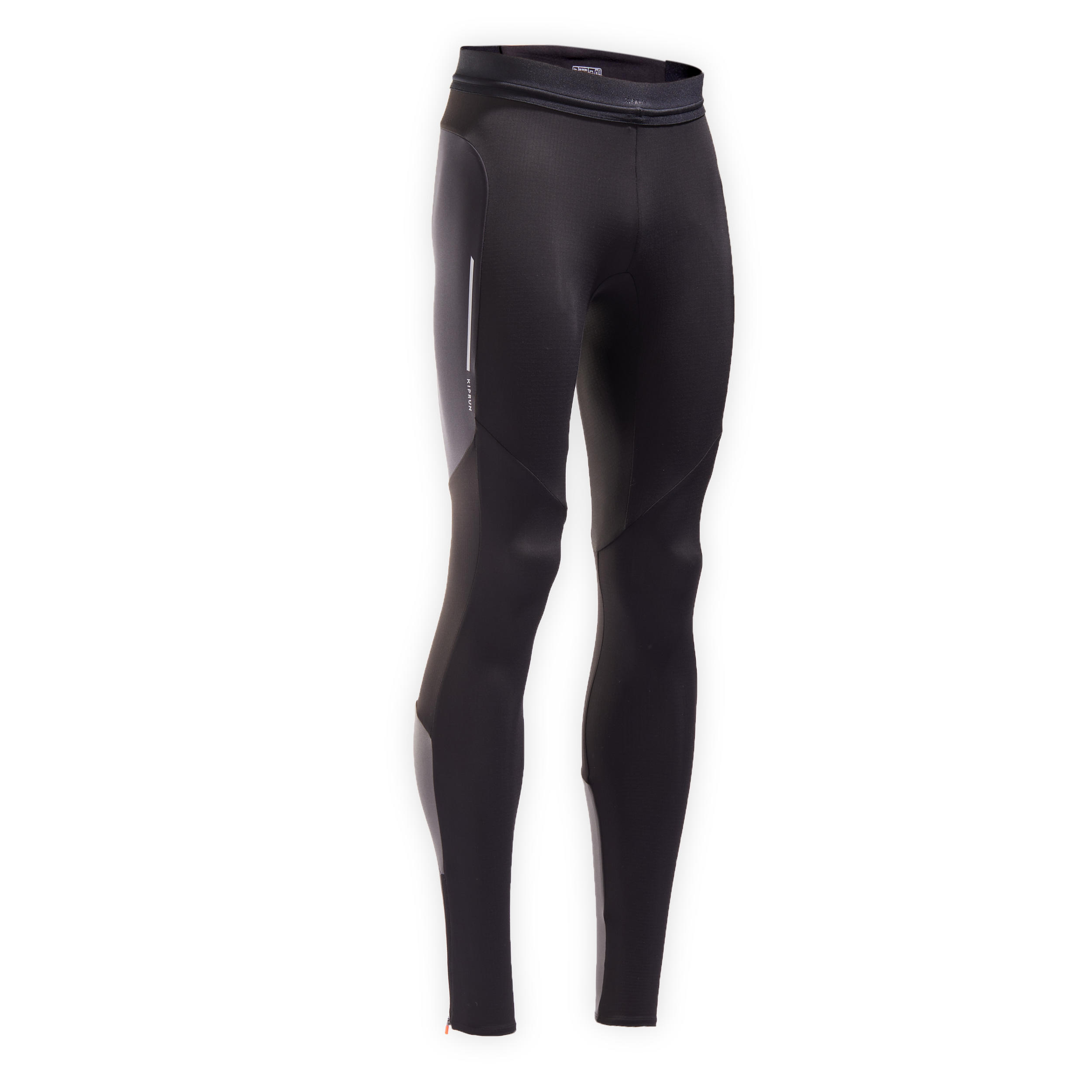 KIPRUN WARM MEN'S RUNNING TIGHTS BLACK 4/10