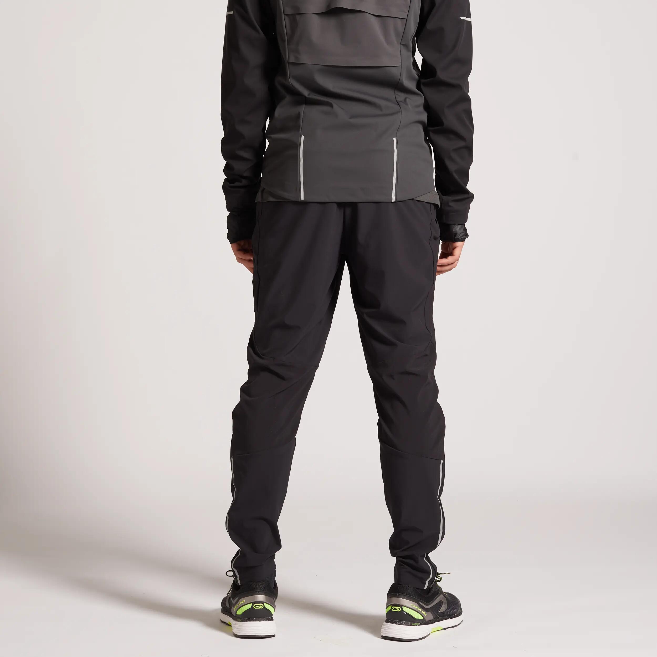 Men's KIPRUN Run 500 Fitted trousers - Black 2/9