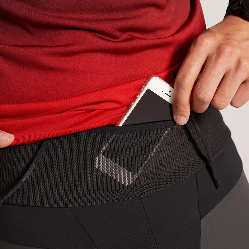 Pantaloni idrorepellenti running uomo KIPRUN WARM neri