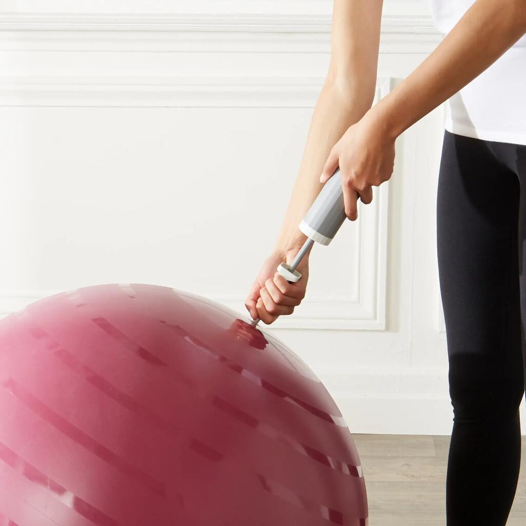 Gym ball taille 2 résistant 65 cm, rose