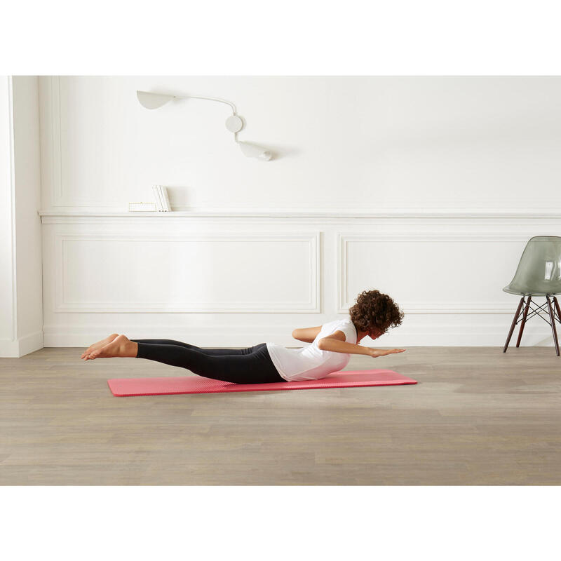 Pilatesmatte S 10 mm - Komfort rosa 