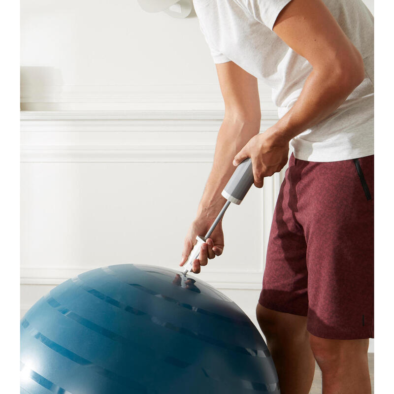 BOMBA DE AR PARA BOLA DE PILATES 0,9 L BRANCO