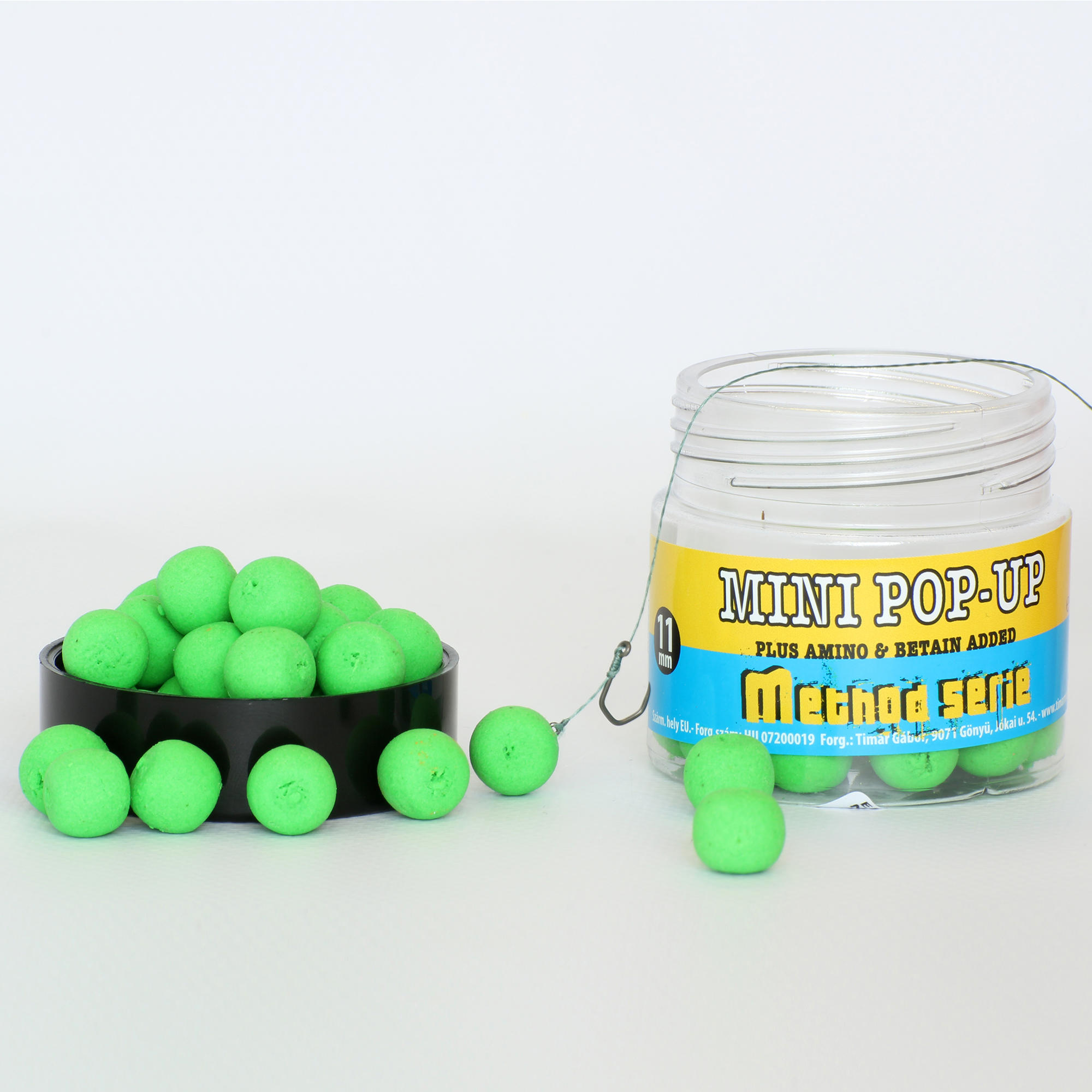 Mini Pop-up, fishgreen, 7-11mm, 35g - Method Series Timar Mix akciós termékkép 1