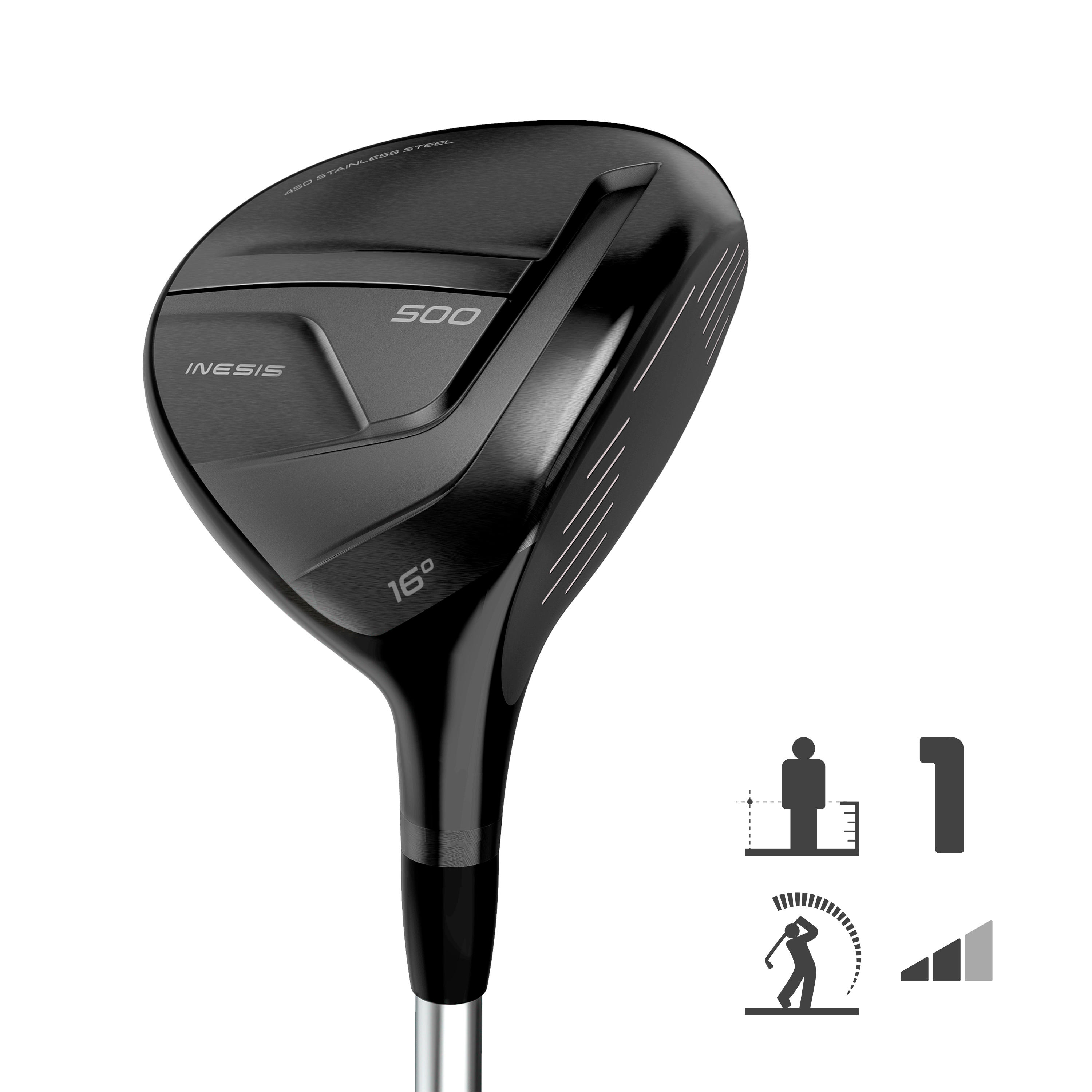 

500 Right Hander Medium Speed & Size 1 3 Wood -  By INESIS | Decathlon