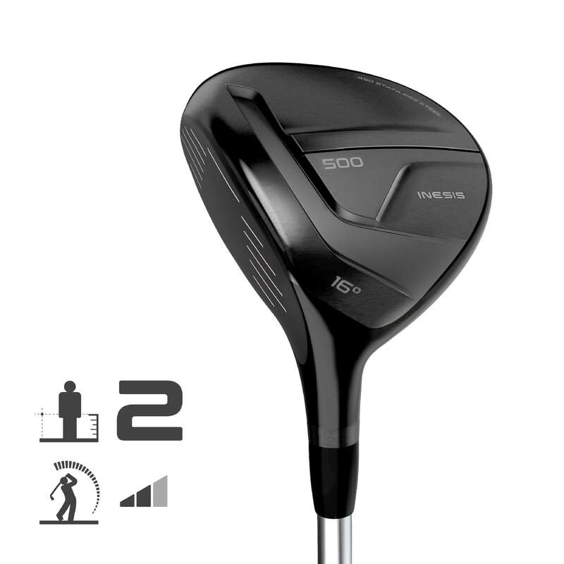 Golf Fairwayholz 500 Nr 3 Linkshand Grosse 2 Medium Speed Inesis Decathlon