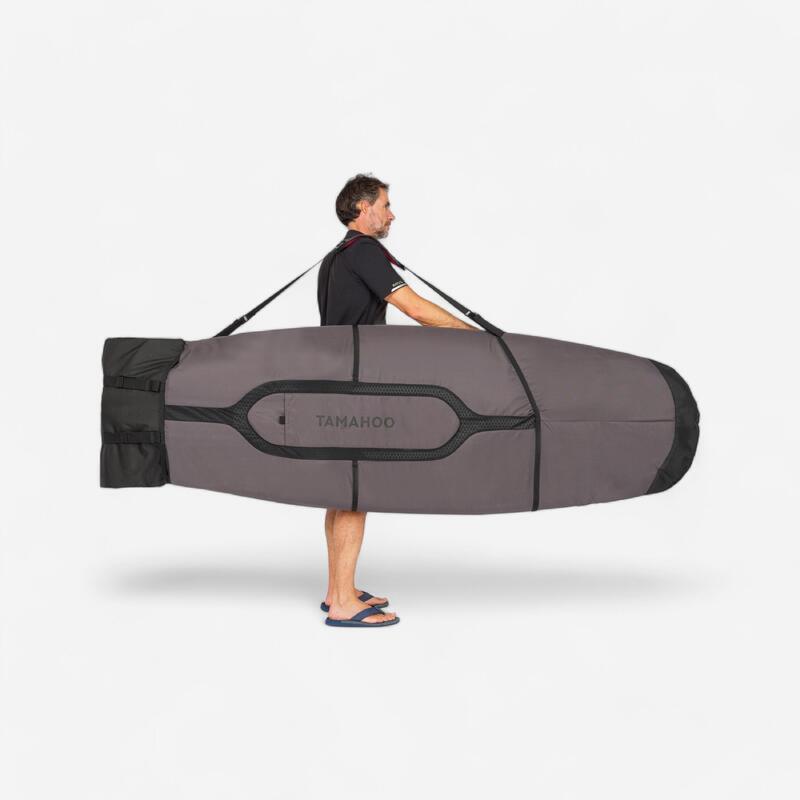 Boardbag Windsurfboard Einheitsgröße grau/schwarz
