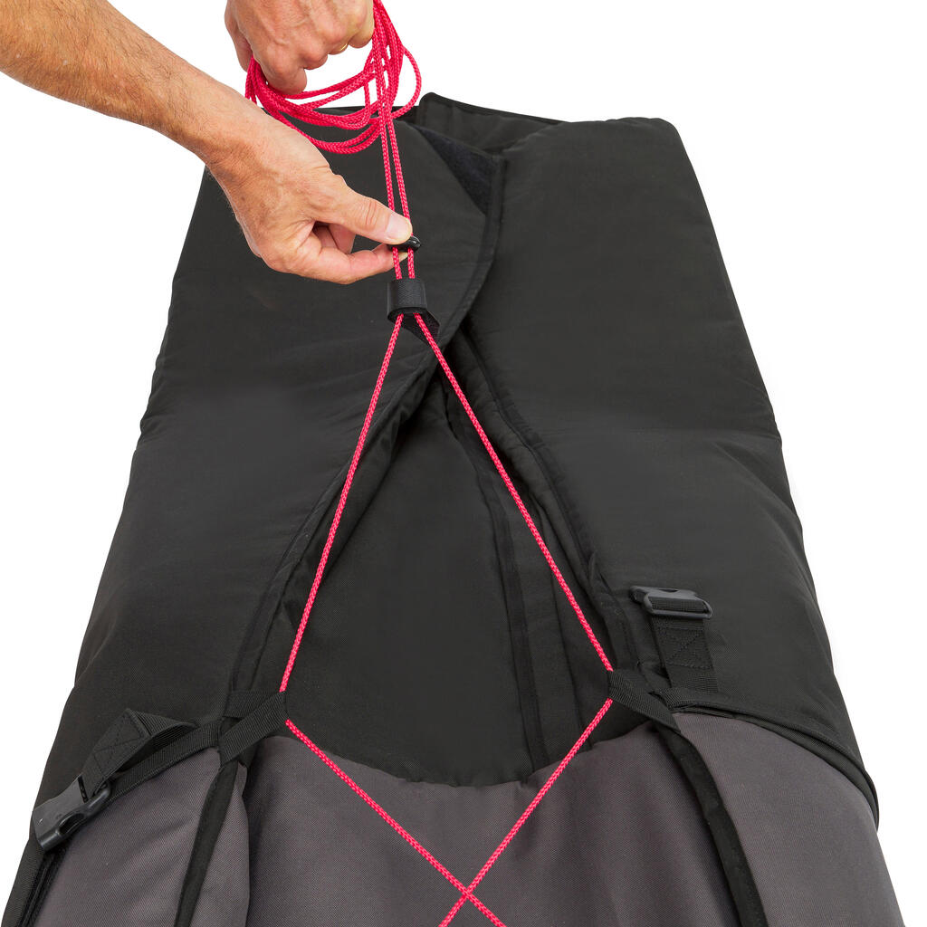 Boardbag Windsurfboard Einheitsgröße grau/schwarz
