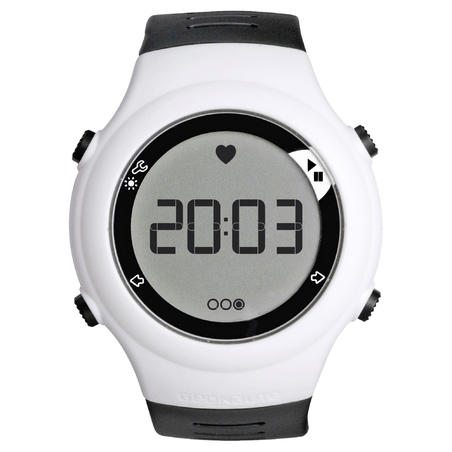 Montre running cardio - ONRHYTHM 110 blanche