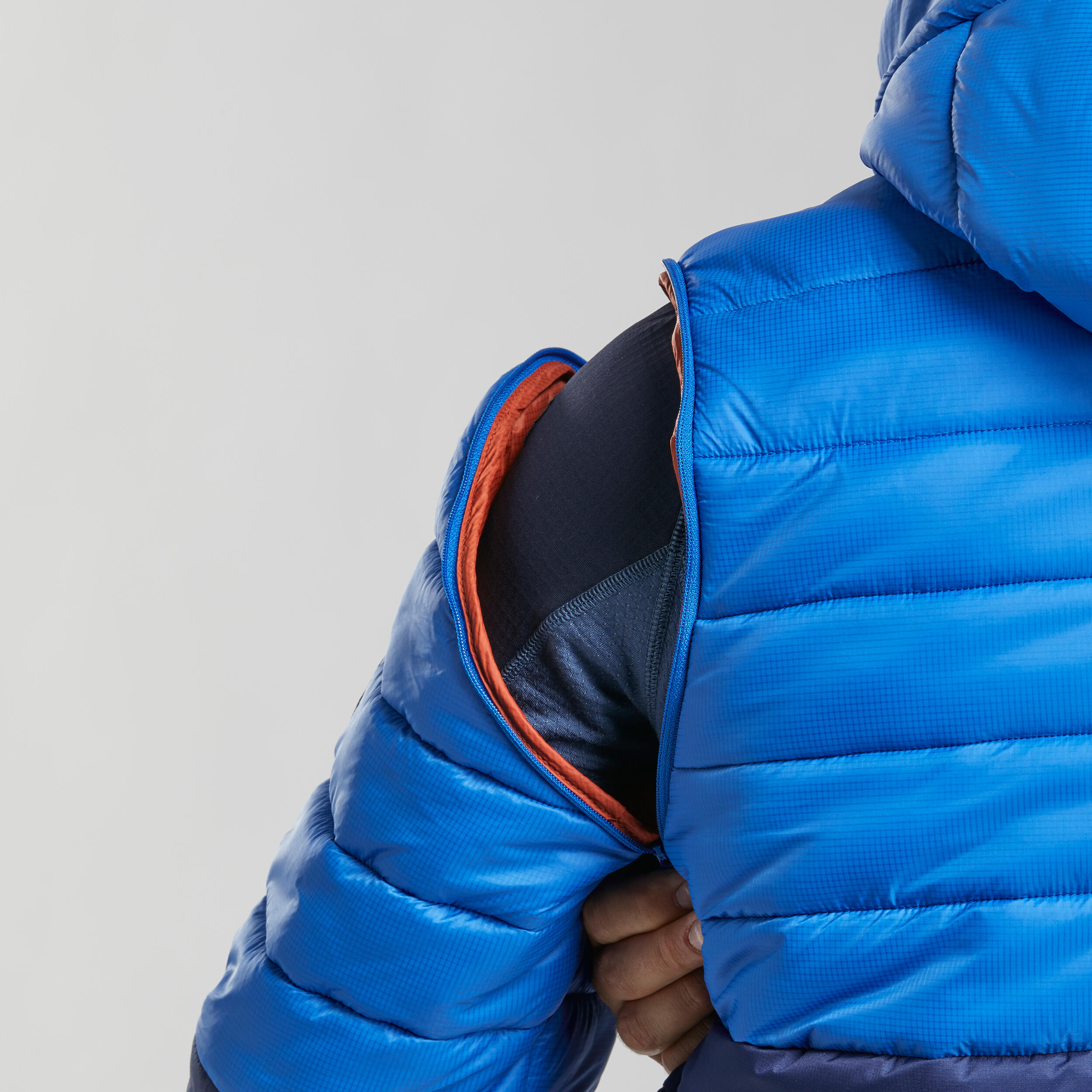 blue man jacket