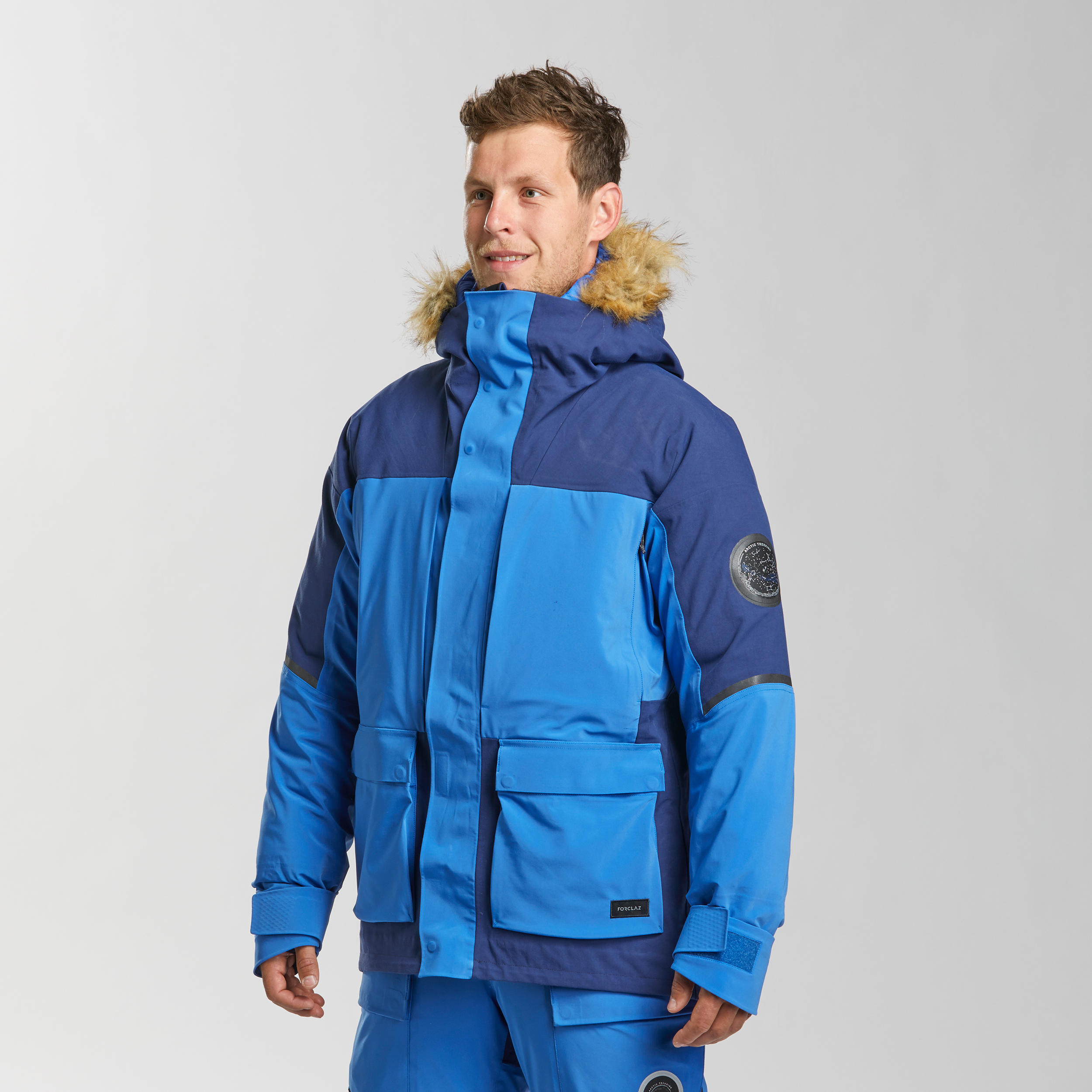 FORCLAZ Men’s 3-in-1 modular trekking parka jacket  - ARCTIC 900