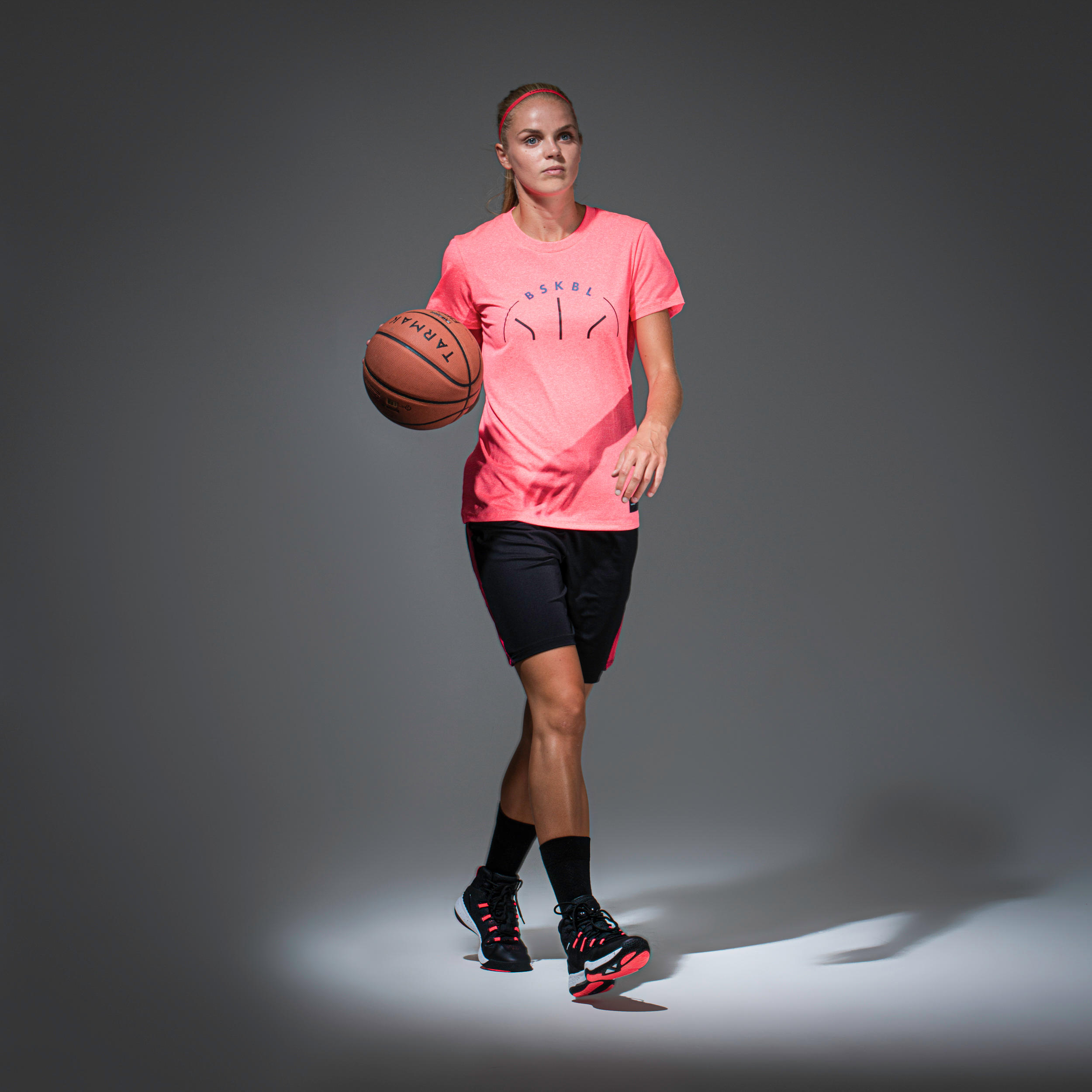 

Women's T-Shirt Basketball TS500 - Pink