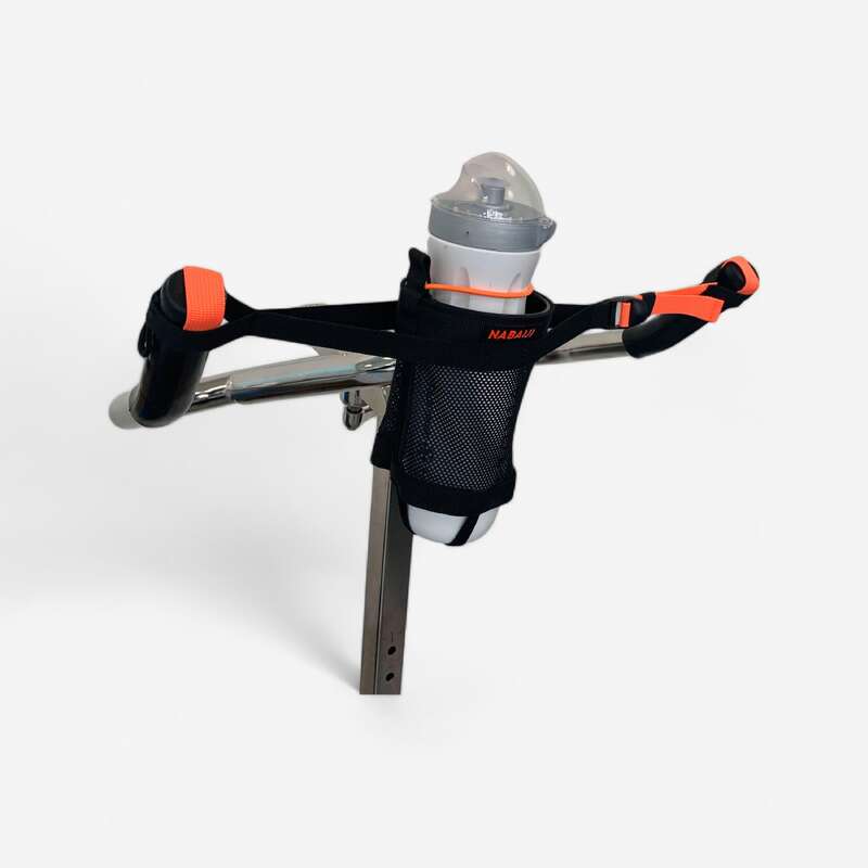 NABAIJI Bottle holder for Aquabiking black orange Decathlon
