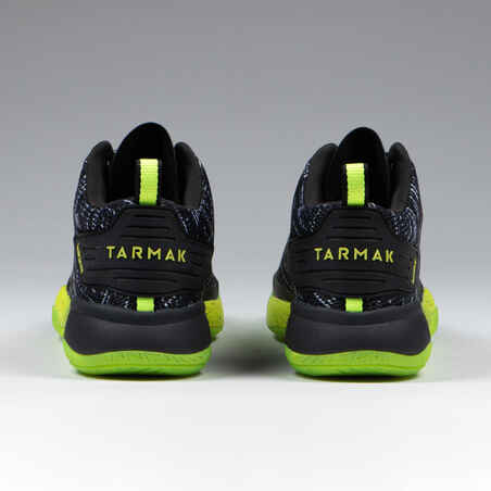 Mid-Rise Basketball Shoes SC500 - Grey/Green