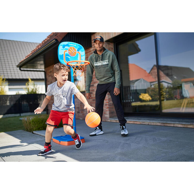 Panier de basket sur pied réglable de 0,9m à 1,2m Enfant - K100 Ball orange