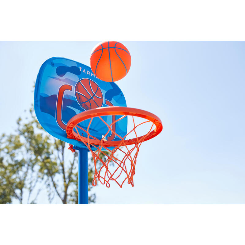 Dětský basketbalový koš K100 Ball nastavitelný od 0,9 m do 1,2 m oranžový