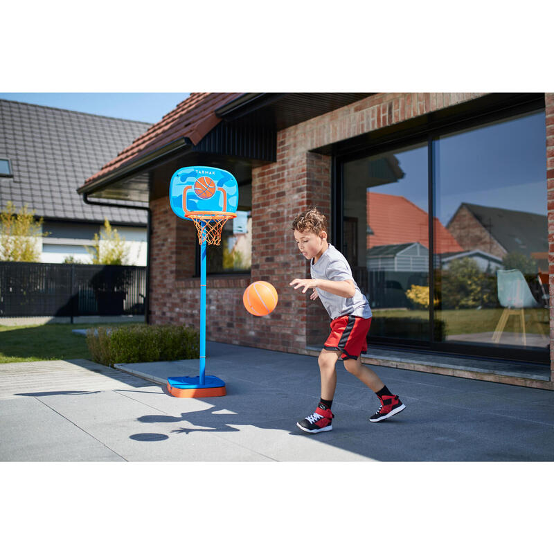 Basketbalpaal verstelbaar van 0,9 m tot 1,2 m kinderen K100 Ball oranje