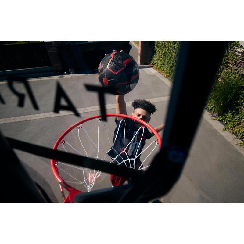 Adult Size 7 Basketball R900 - Red/BlackDurable and very grippy.