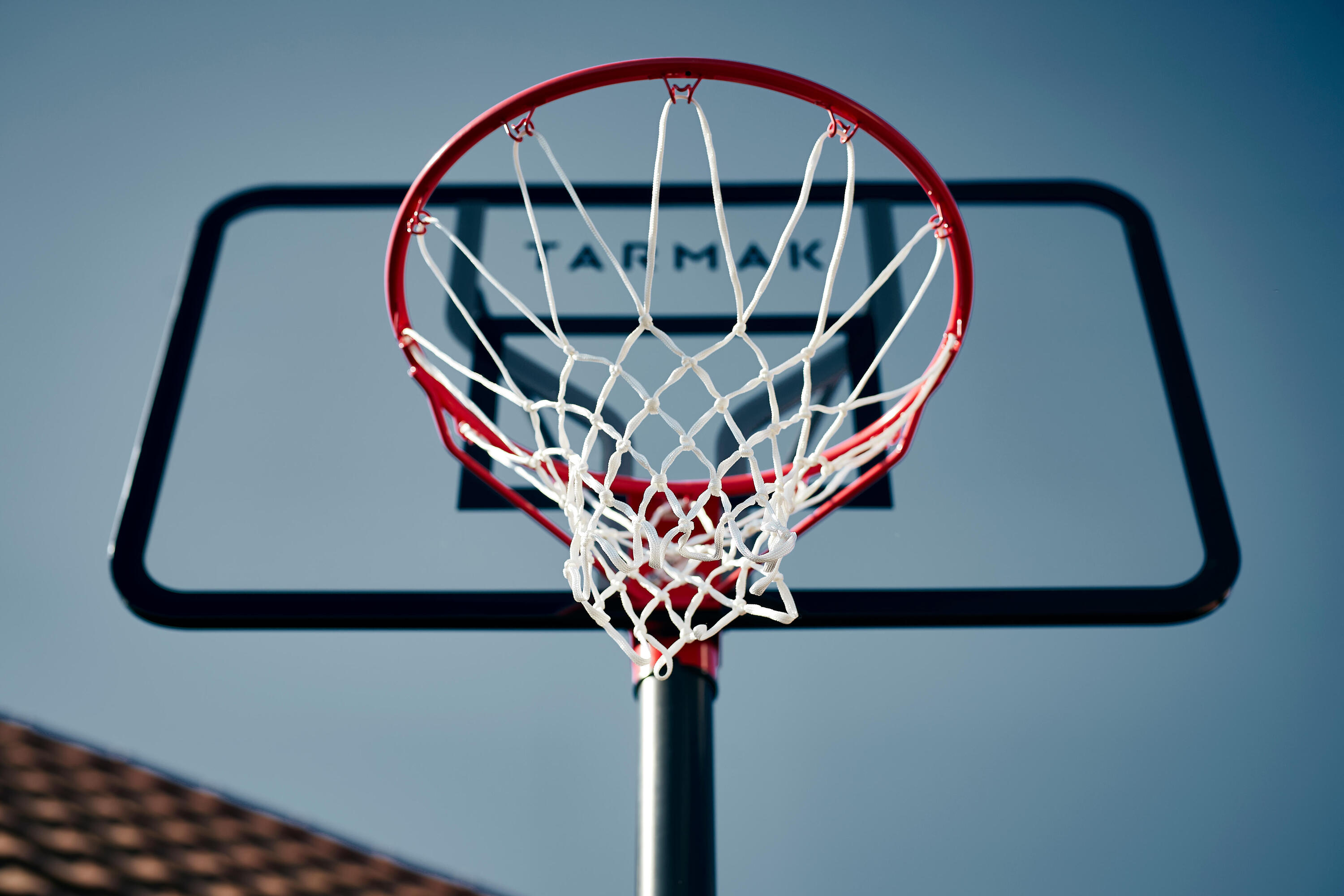 Panier de basket sur pied réglable de 2,20m à 3,05m - B100 Easy Polycarbonate 12/14