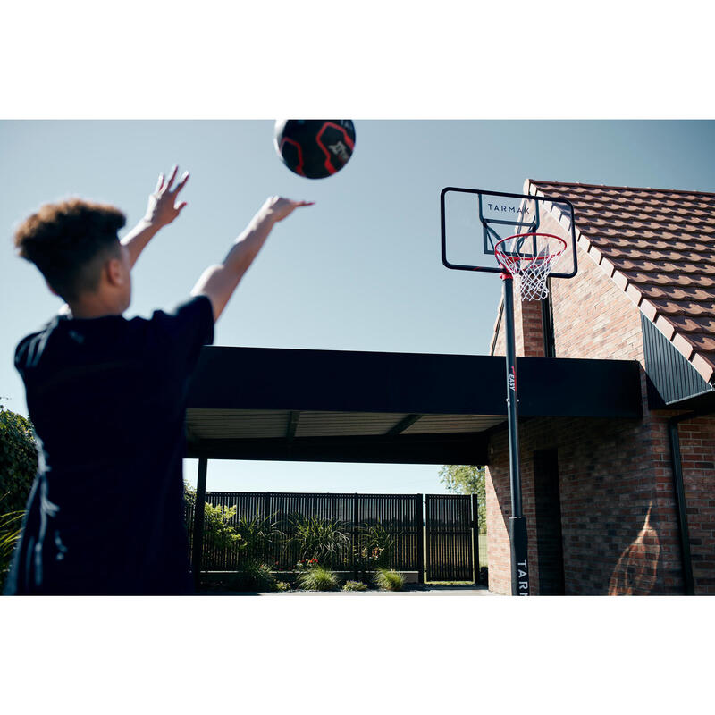 Adult Size 7 Basketball R900 - Red/BlackDurable and very grippy.