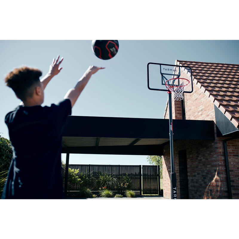 Basketbalový koš B100 Easy Polycarbonate nastavitelný od 2,20 m do 3,05 m