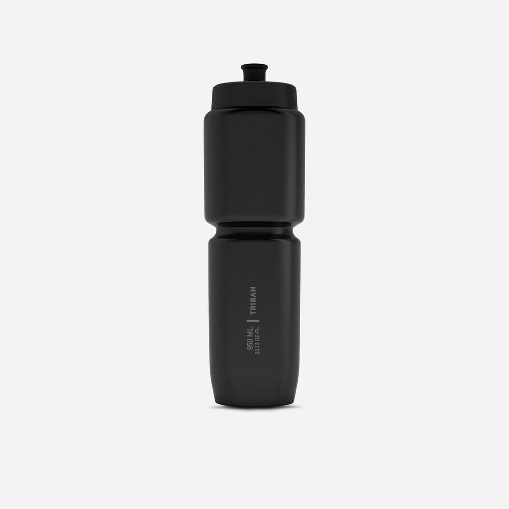 Riteņbraukšanas ūdens pudele “SoftFlow”, 950 ml, melna