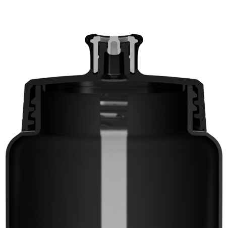 בקבוק מים 950ml דגם SoftFlow לרכיבה על אופניים - שחור
