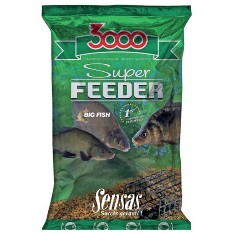 

Прикормка Sensas 3000 Super FEEDER RIVER 1кг, X8572094