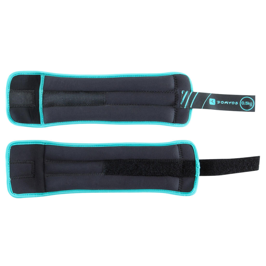 Set of 2 Weights for Ankles and Wrists 0.5 kg