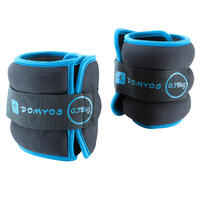 Toning Adjustable Wrist and Ankle Soft Weights Twin-Pack - 0.75 kg